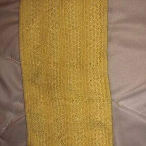 Yellow tube top
